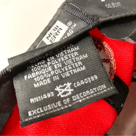 Seattle Sonics Red Fitted New Era 59Fifty Hardwood Classics NBA Hat 7 1/8 - Picture 9 of 15